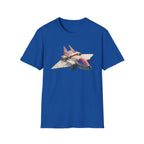 Space Bomber Graphic T‑Shirt - Vintage Rocketship Tee