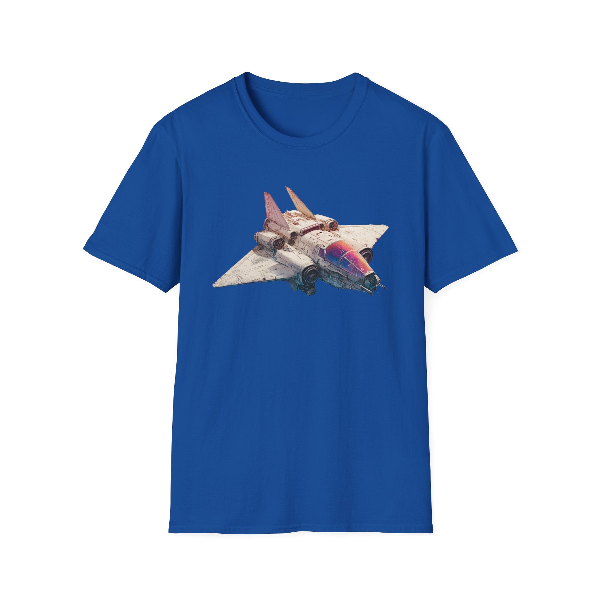 Space Bomber Graphic T‑Shirt - Vintage Rocketship Tee