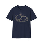 Cute Sleeping Deer Graphic T-Shirt