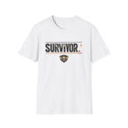 Survivor Graphic T-Shirt – Distressed Patch Design