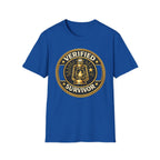 Verified Survivor T-Shirt - Vintage Lantern Emblem Tee