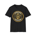 Verified Survivor T-Shirt - Vintage Lantern Emblem Tee