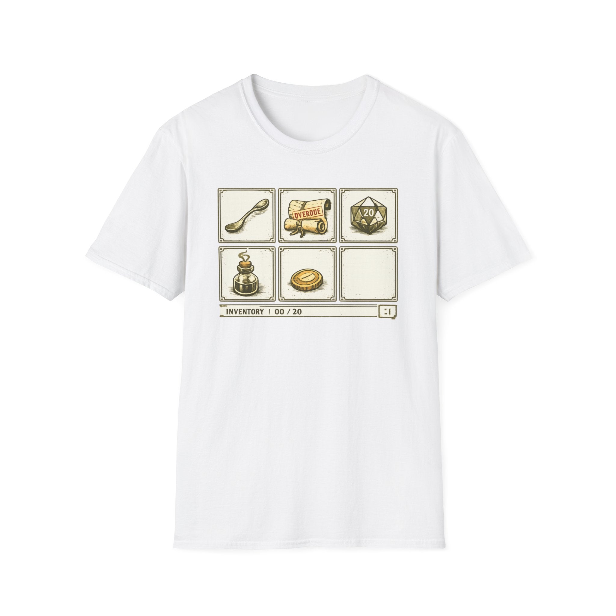 Funny RPG Inventory Loot Icons T-Shirt