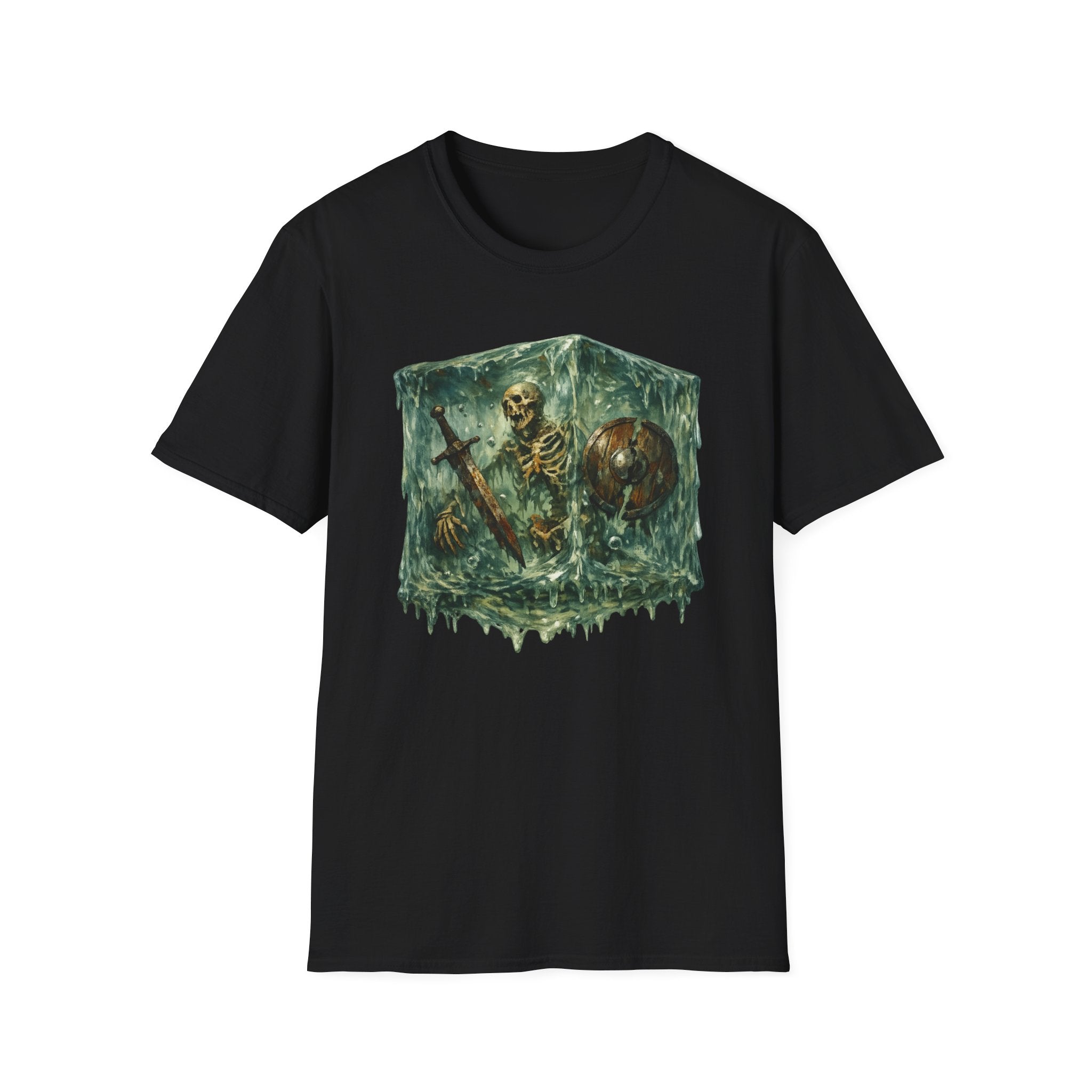 Gelatinous Cube T-Shirt — Dark Fantasy Monster Graphic Tee
