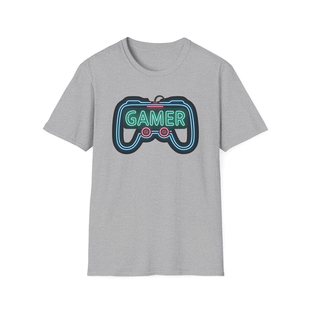 Gamer Neon Sign Controller T-Shirt