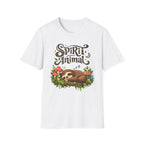 Spirit Animal T-Shirt - Cute Sleeping Sloth Graphic Tee