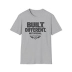 Built Different T‑Shirt - Graphic Tee for Confident, Humorous Style