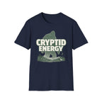 Cryptid Energy Bigfoot Forest Graphic T-Shirt