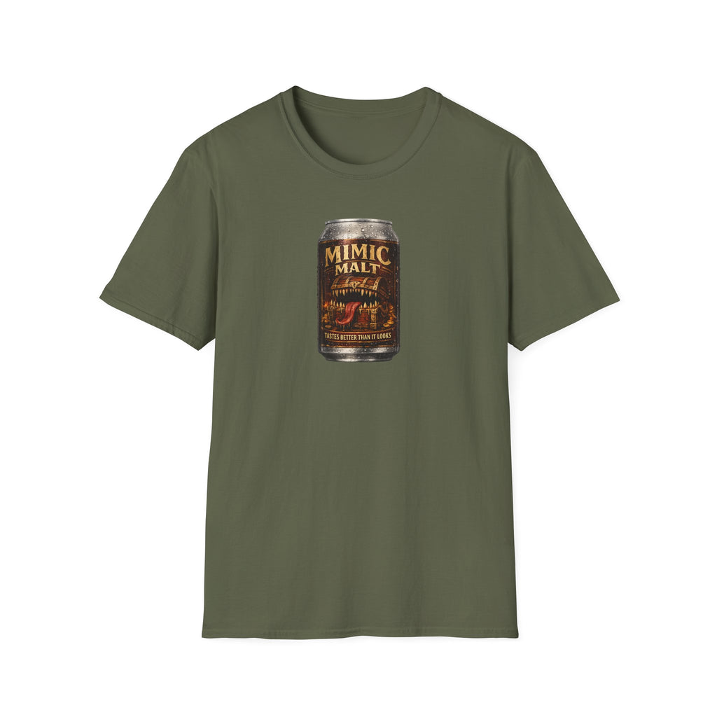 Mimic Malt Retro Funny Beer Can T-Shirt