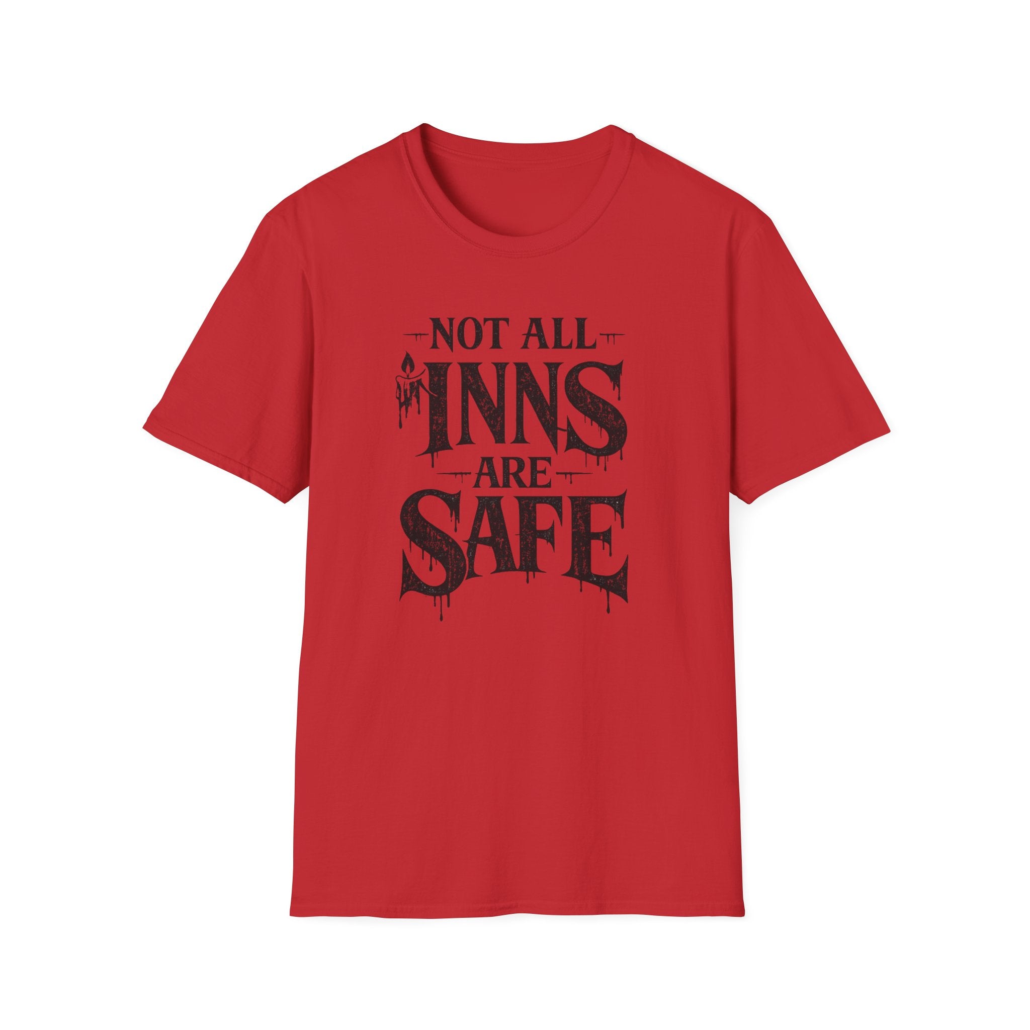 "Not All Inns Are Safe" Gothic Graphic T-Shirt