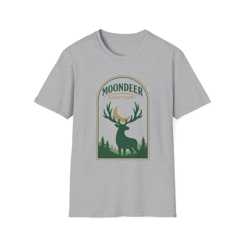 Moondeer Sanctuary T-Shirt - Nature Deer Graphic Tee