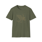 Vintage Gold Griffin T-Shirt — Retro Flight Graphic Tee
