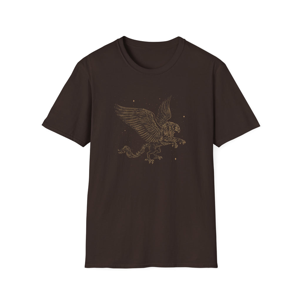Vintage Gold Griffin T-Shirt — Retro Flight Graphic Tee