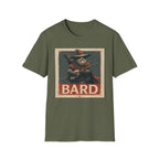 Bard Graphic T-Shirt — Vintage Fantasy Bard Design
