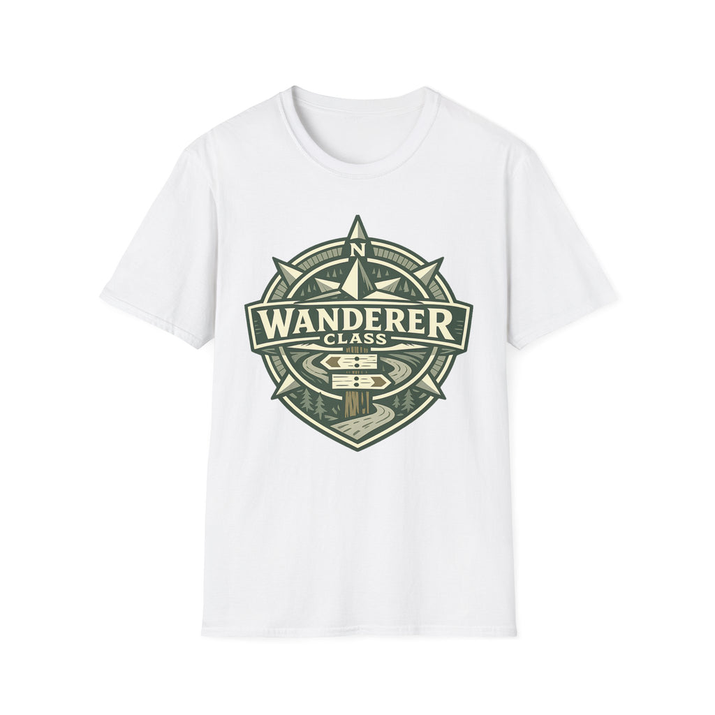 Wanderer Class T-Shirt - Adventure Compass Graphic Tee
