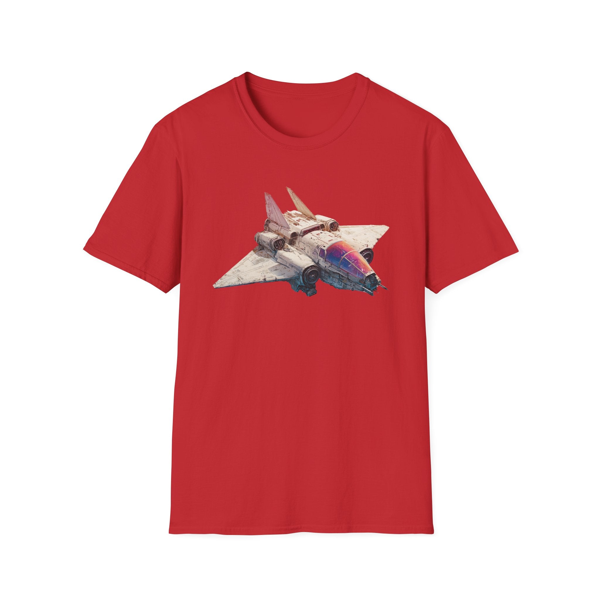 Space Bomber Graphic T‑Shirt - Vintage Rocketship Tee