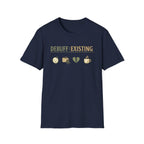 Debuff: Existing Funny Gamer RPG Icon T-Shirt