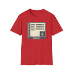 Overthinking Build Stat Screen T-Shirt - "Worry 10 / Doubt 10 / Staring at Ceiling 10"