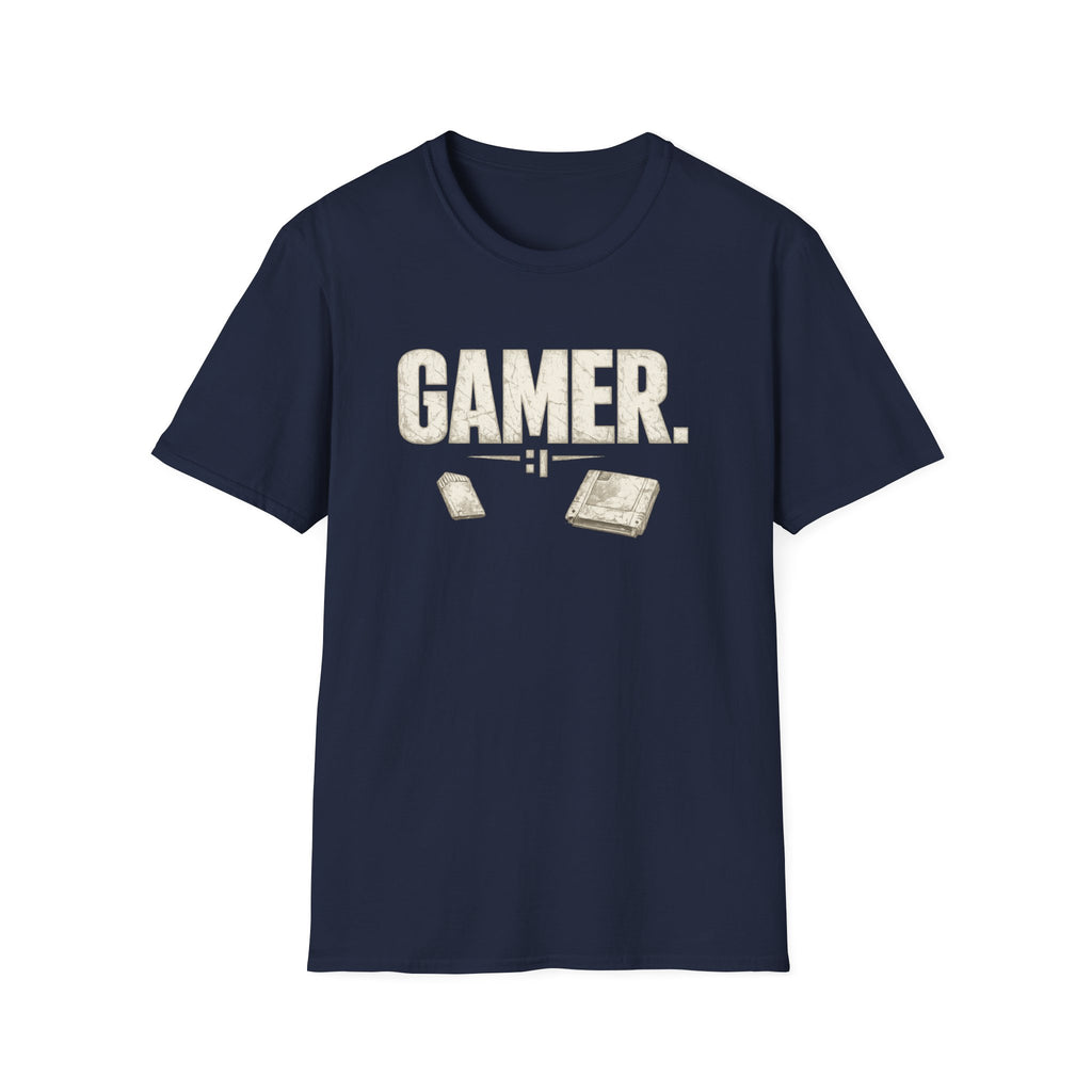 "Gamer" T-Shirt - Retro Console Graphic Tee