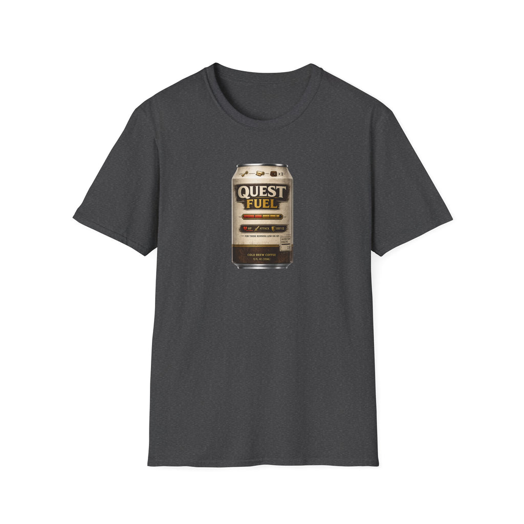 Quest Fuel Retro Cold Brew Coffee Graphic T-Shirt