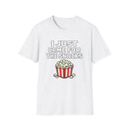 Retro Pixel "I Just Came For The Snacks" Popcorn T-Shirt