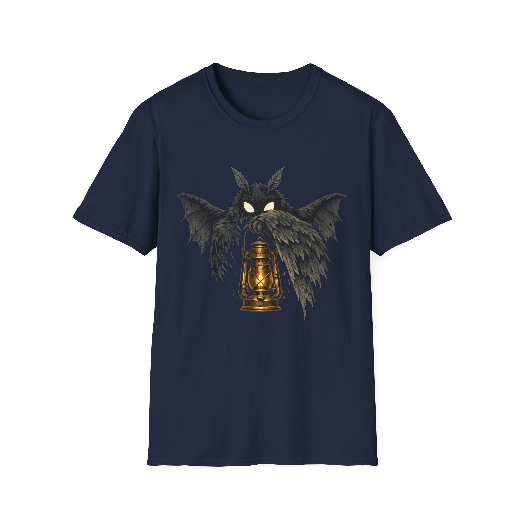 Mothman Glowing Eyes Lantern Gothic Graphic T-Shirt