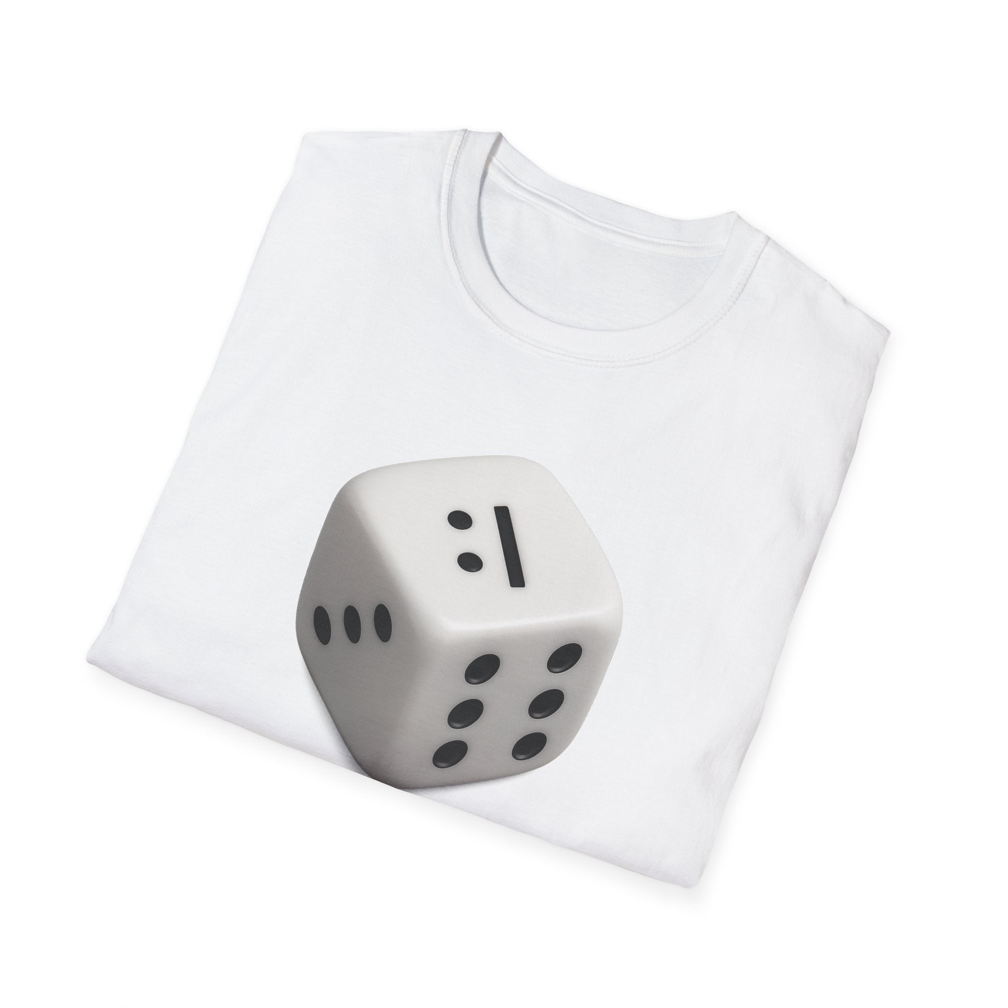 3D D6 :| Emoji T-Shirt