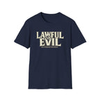 Lawful Evil Graphic Tee — "Will Conquer for Profit" D&D Inspired T-Shirt