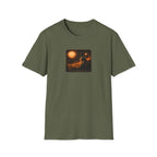 'Still Operational' T-Shirt - Cosmic Astronaut Sunset Graphic