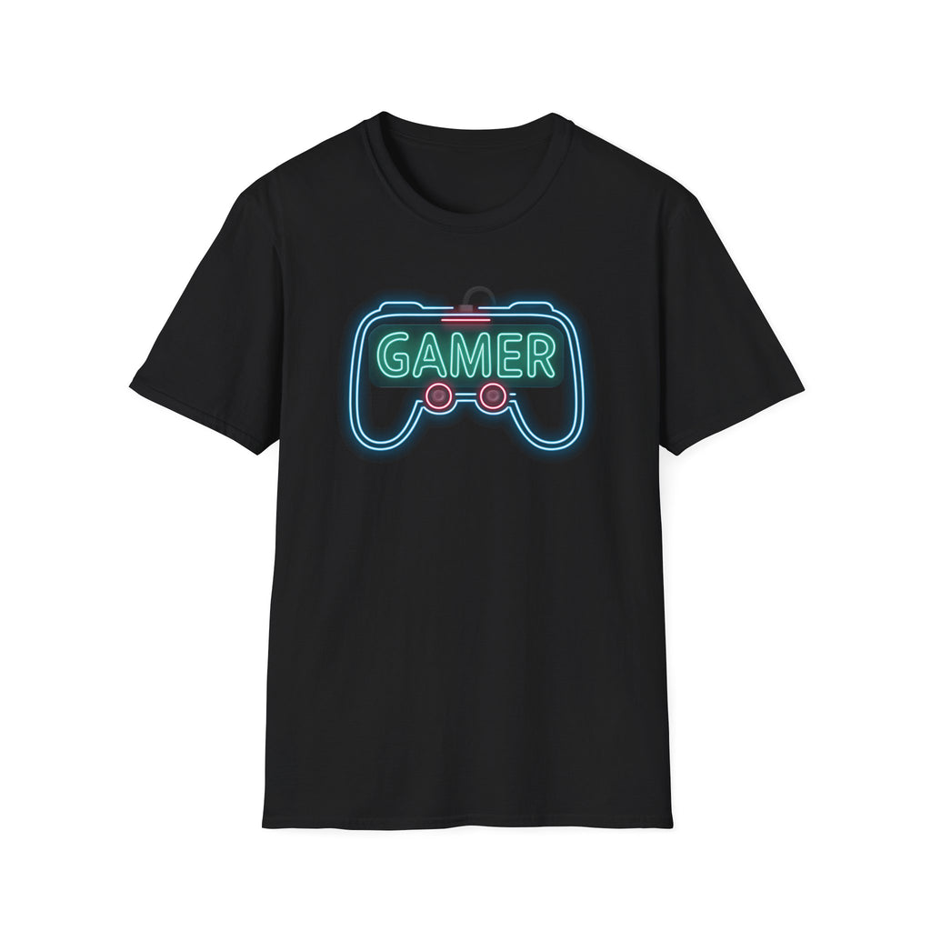 Gamer Neon Sign Controller T-Shirt