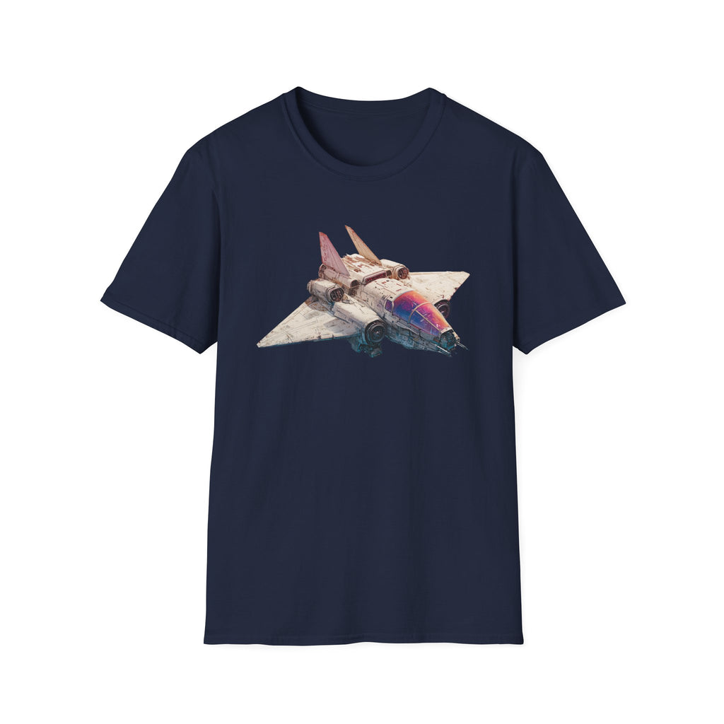 Space Bomber Graphic T‑Shirt - Vintage Rocketship Tee