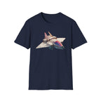 Space Bomber Graphic T‑Shirt - Vintage Rocketship Tee