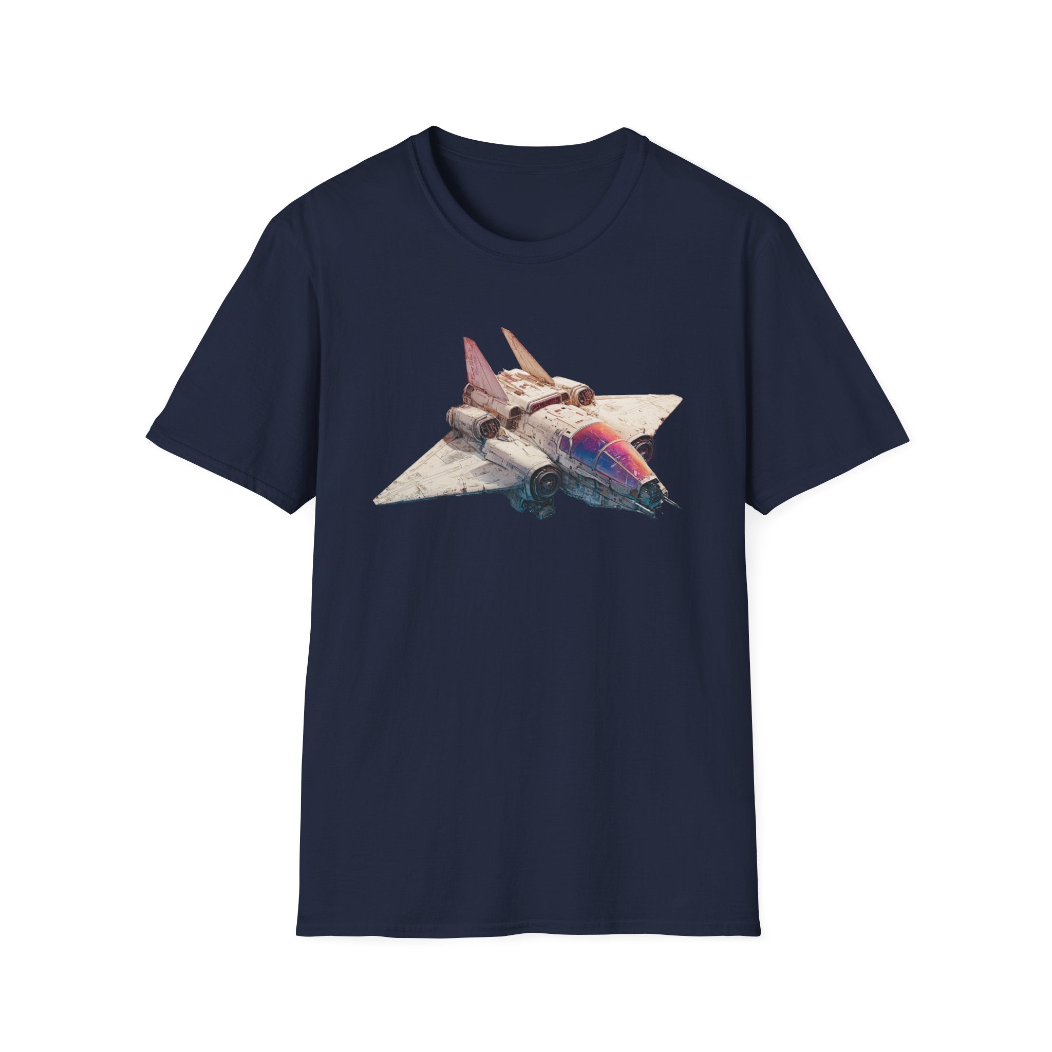 Space Bomber Graphic T‑Shirt - Vintage Rocketship Tee