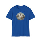 'Safe Here' Cozy Mountain Cabin Snowfall T-Shirt