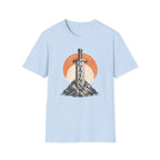 "Gains" Giant Sword T-Shirt — 'Endure Conquer' Vintage Fitness Tee