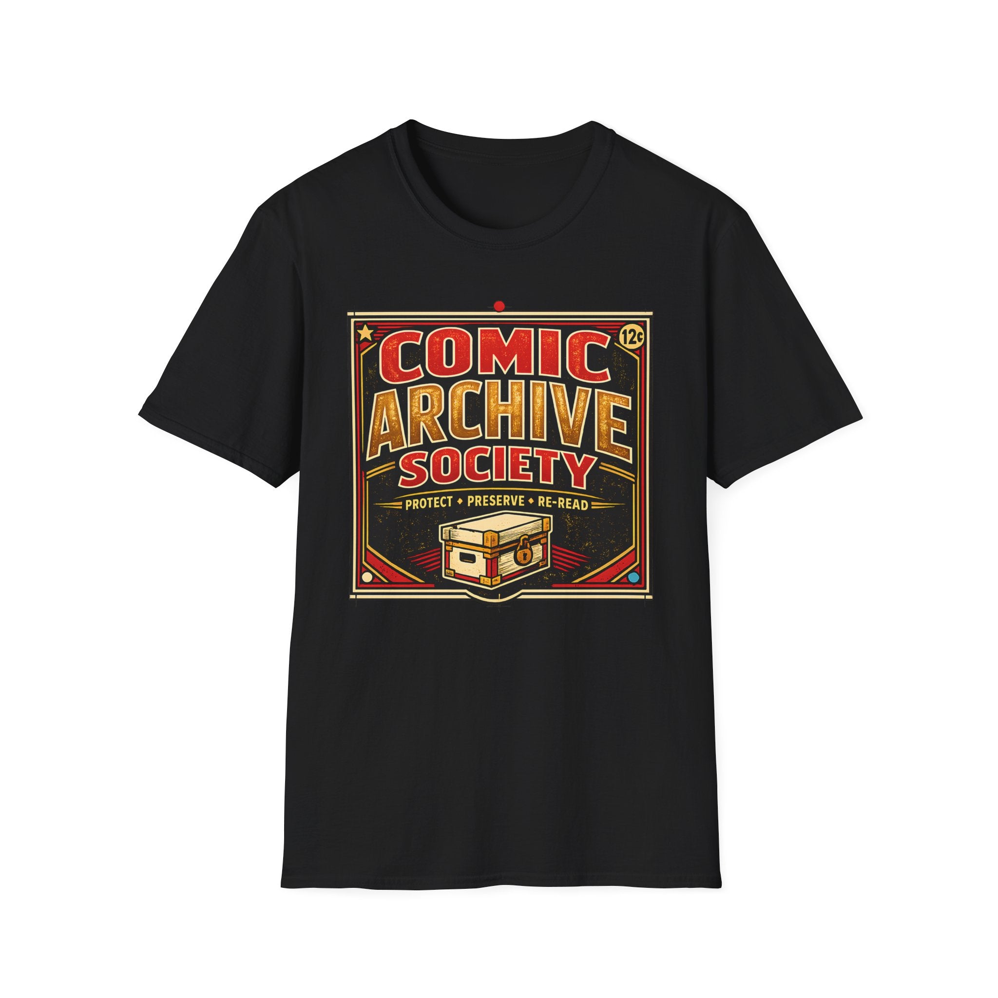 Comic Archive Society T-Shirt - Vintage Comic Book Collector Tee