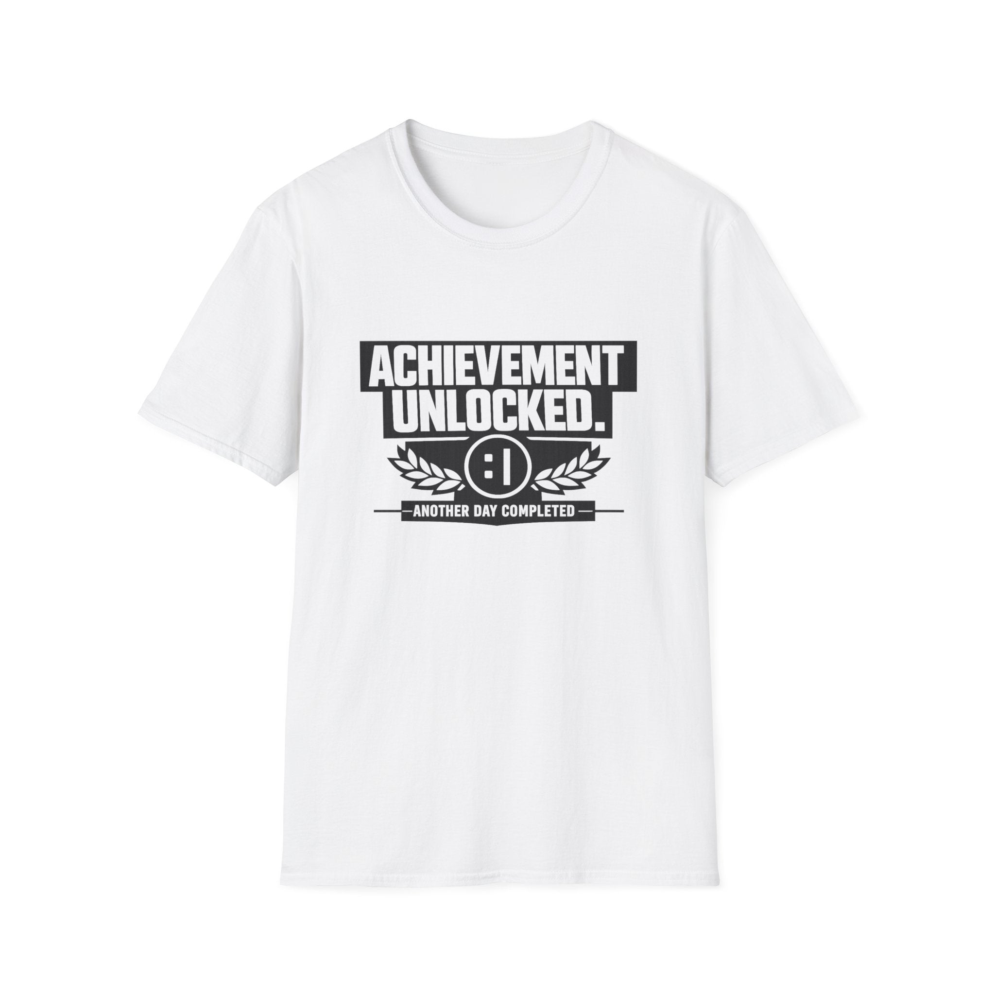 Achievement Unlocked T-Shirt — Gamer Victory Tee