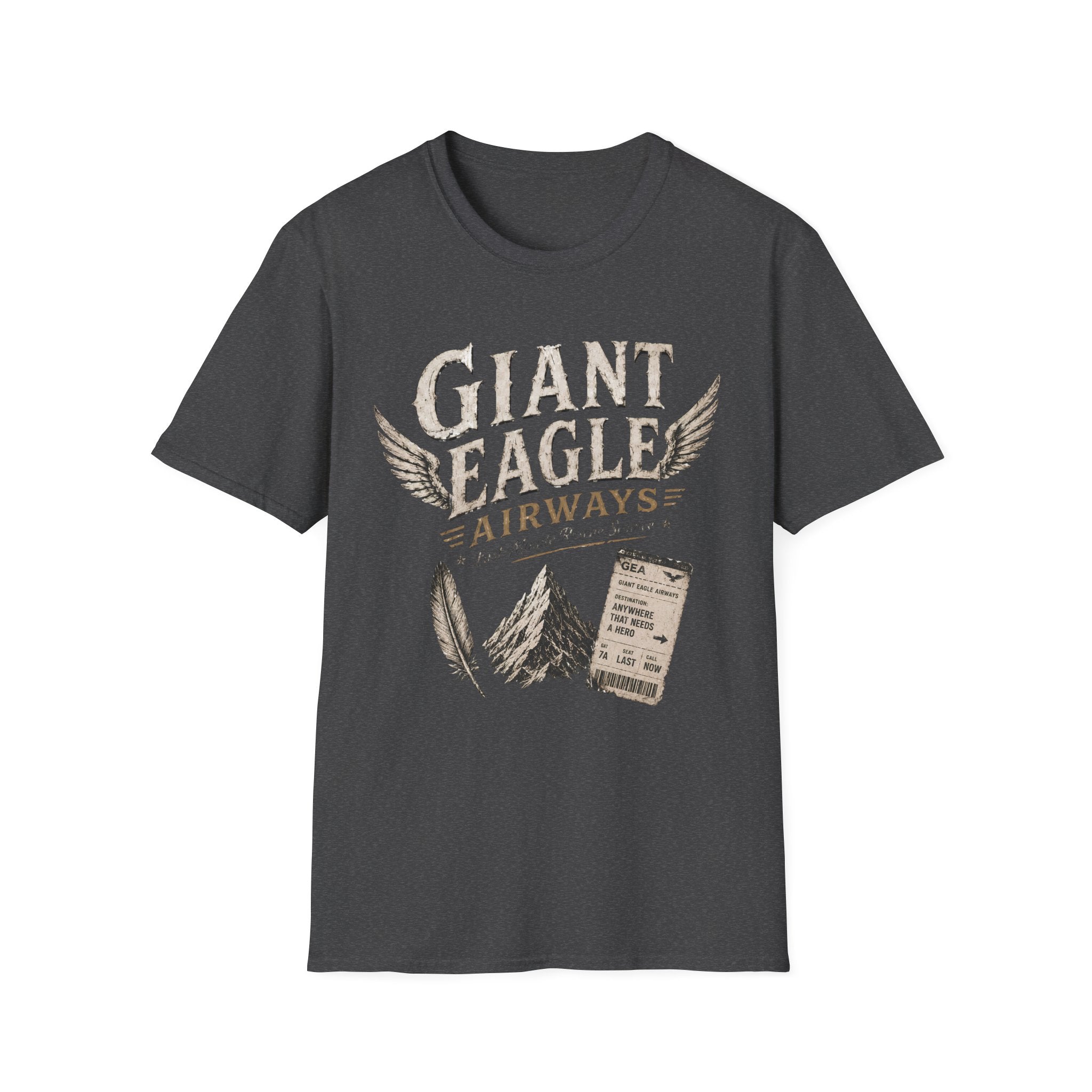 Giant Eagle Airways Vintage T‑Shirt — Retro Travel Graphic Tee