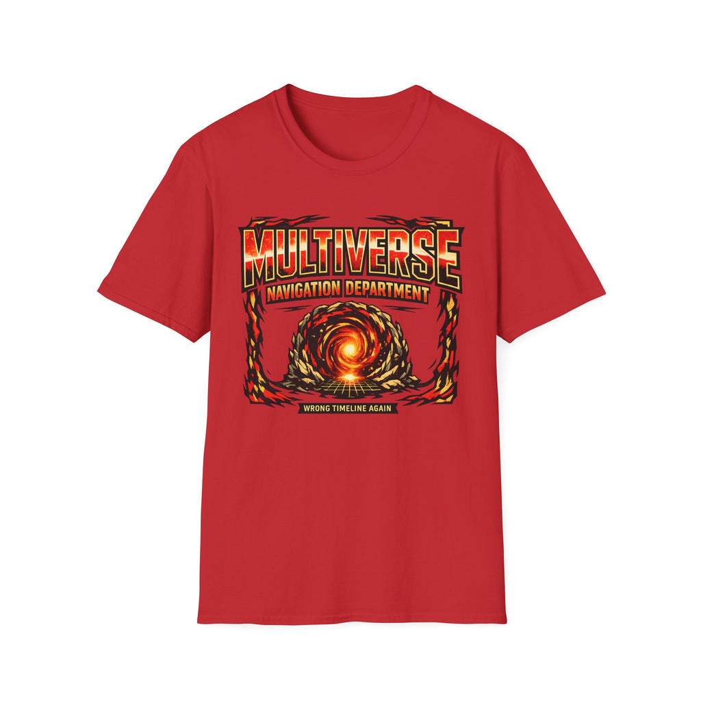 Multiverse Navigation Department T-Shirt - Sci‑Fi Portal Graphic Tee