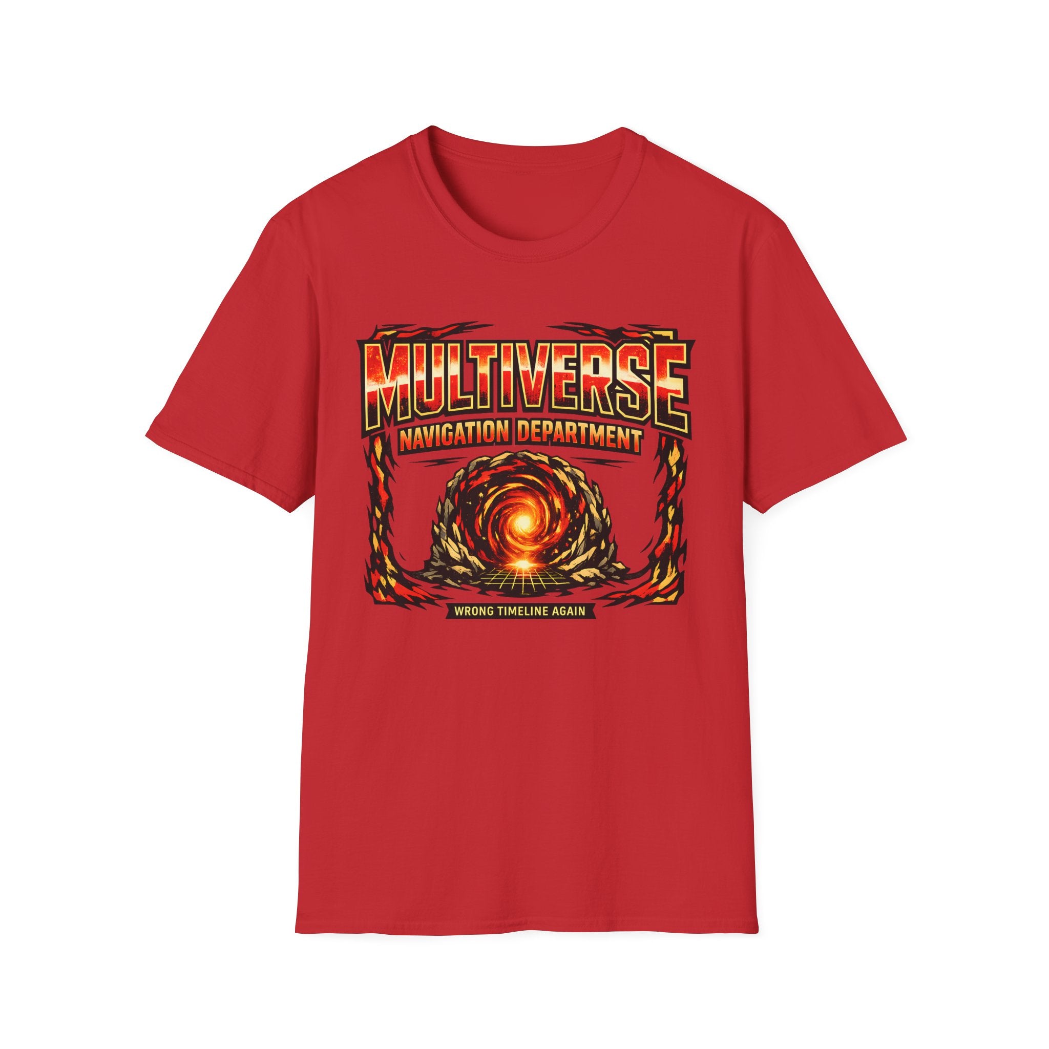 Multiverse Navigation Department T-Shirt - Sci‑Fi Portal Graphic Tee
