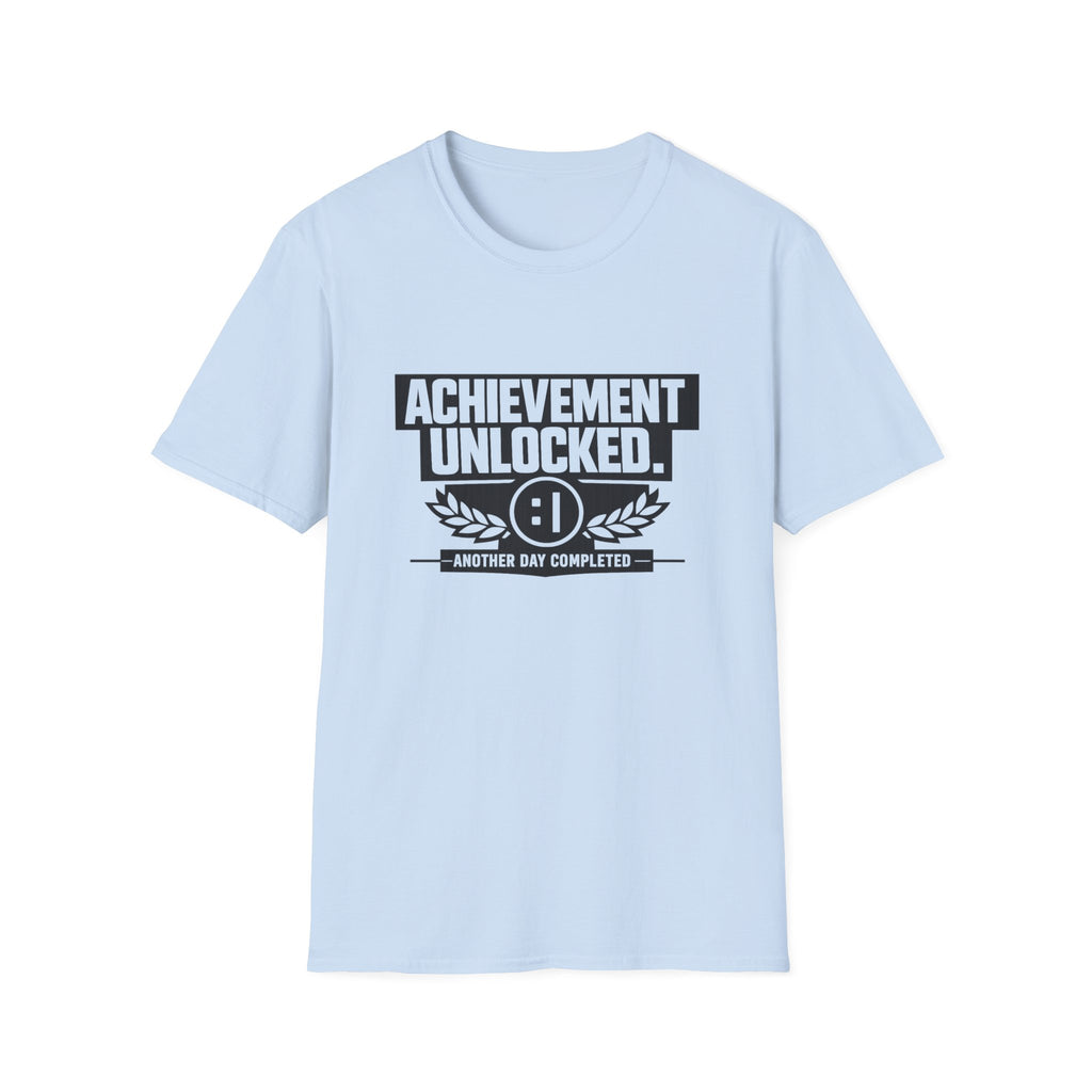 Achievement Unlocked T-Shirt — Gamer Victory Tee