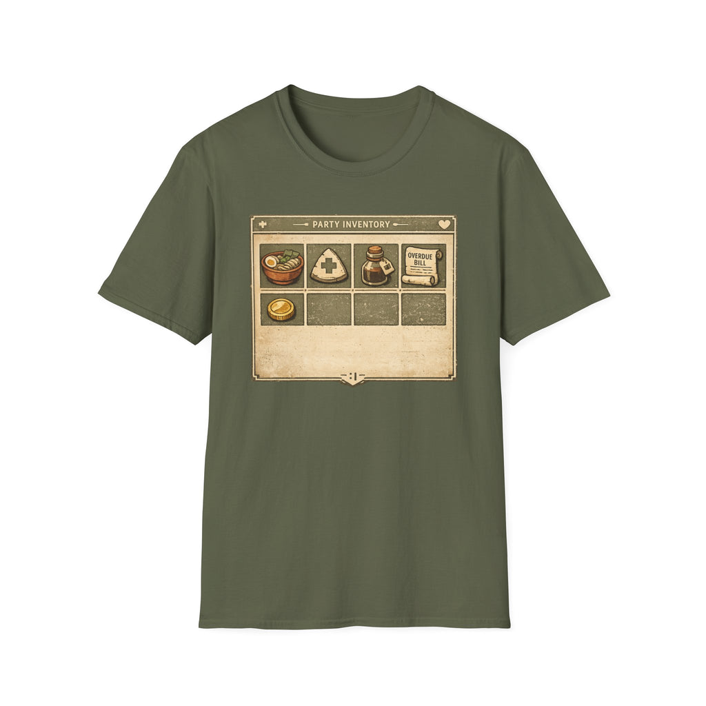 RPG Inventory Screen T‑Shirt