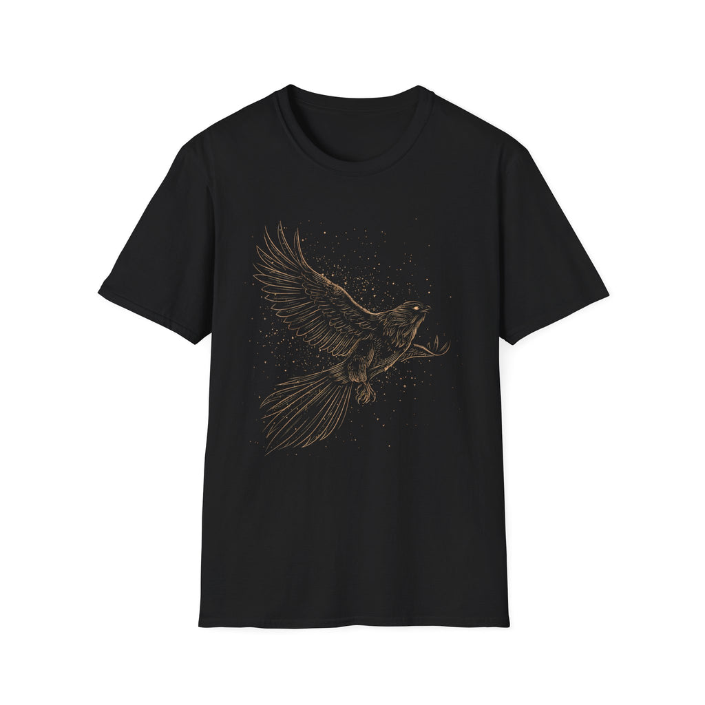 Rising Eagle Graphic T‑Shirt — Vintage Bronze Bird Tee
