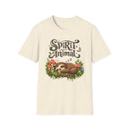 Spirit Animal T-Shirt - Cute Sleeping Sloth Graphic Tee