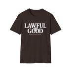 Lawful Good T-Shirt — 'Morale Is A Full-Time Job' RPG D&D Player Tee