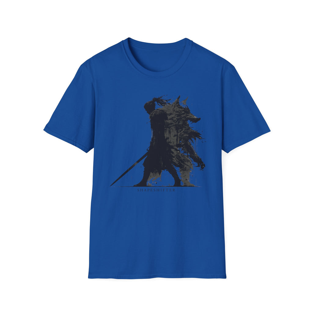 Shape Shifter Silhouette T-Shirt - Dark Ink Wolf Wilderness Graphic Tee
