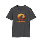 Cryptid Vibes T-Shirt — Bigfoot Sunset Graphic Tee