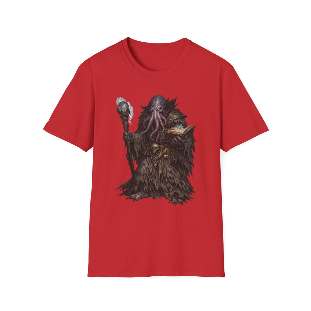 Mind Flayer T-Shirt — Dark Fantasy Cthulhu Warlock Sorcerer Tee