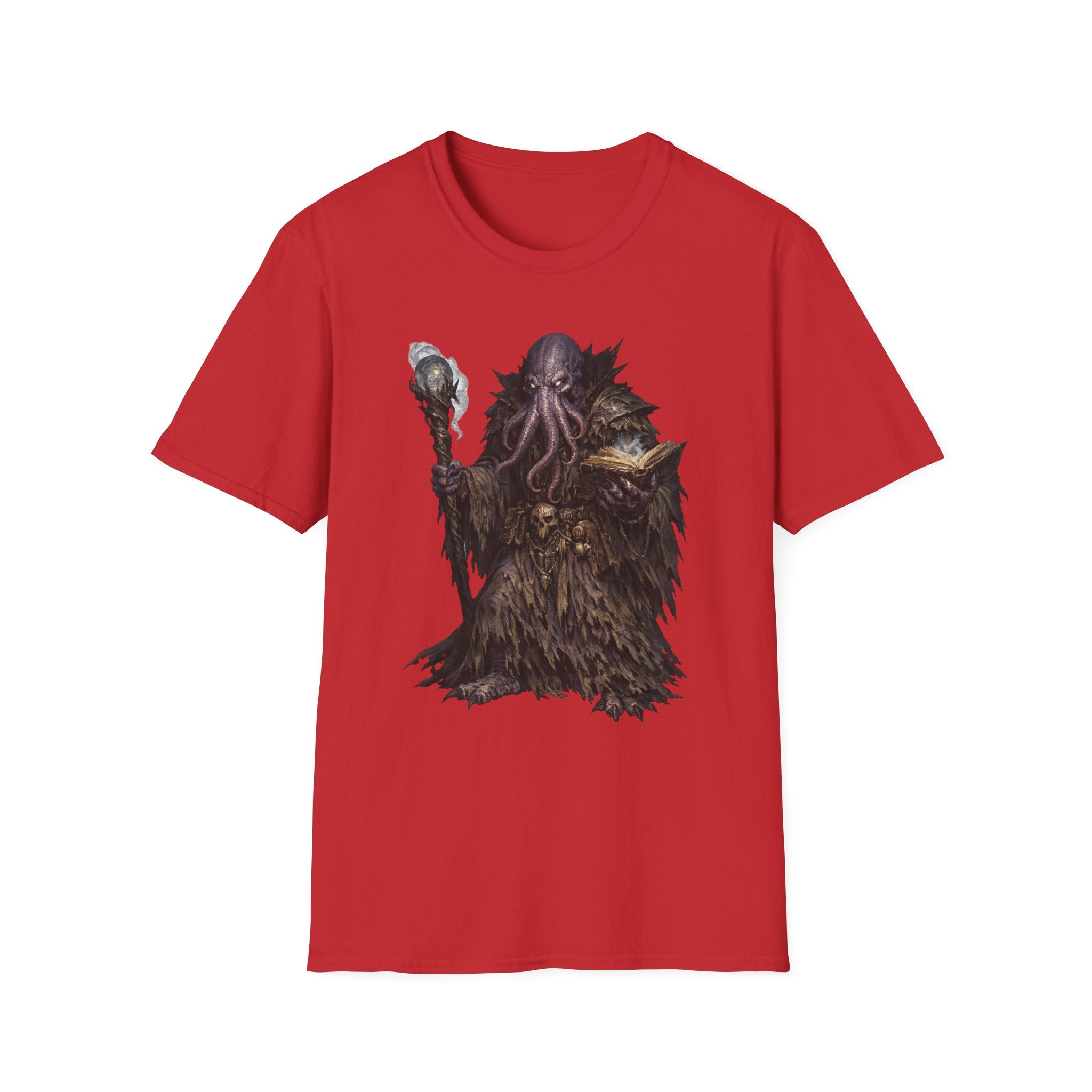Mind Flayer T-Shirt — Dark Fantasy Cthulhu Warlock Sorcerer Tee