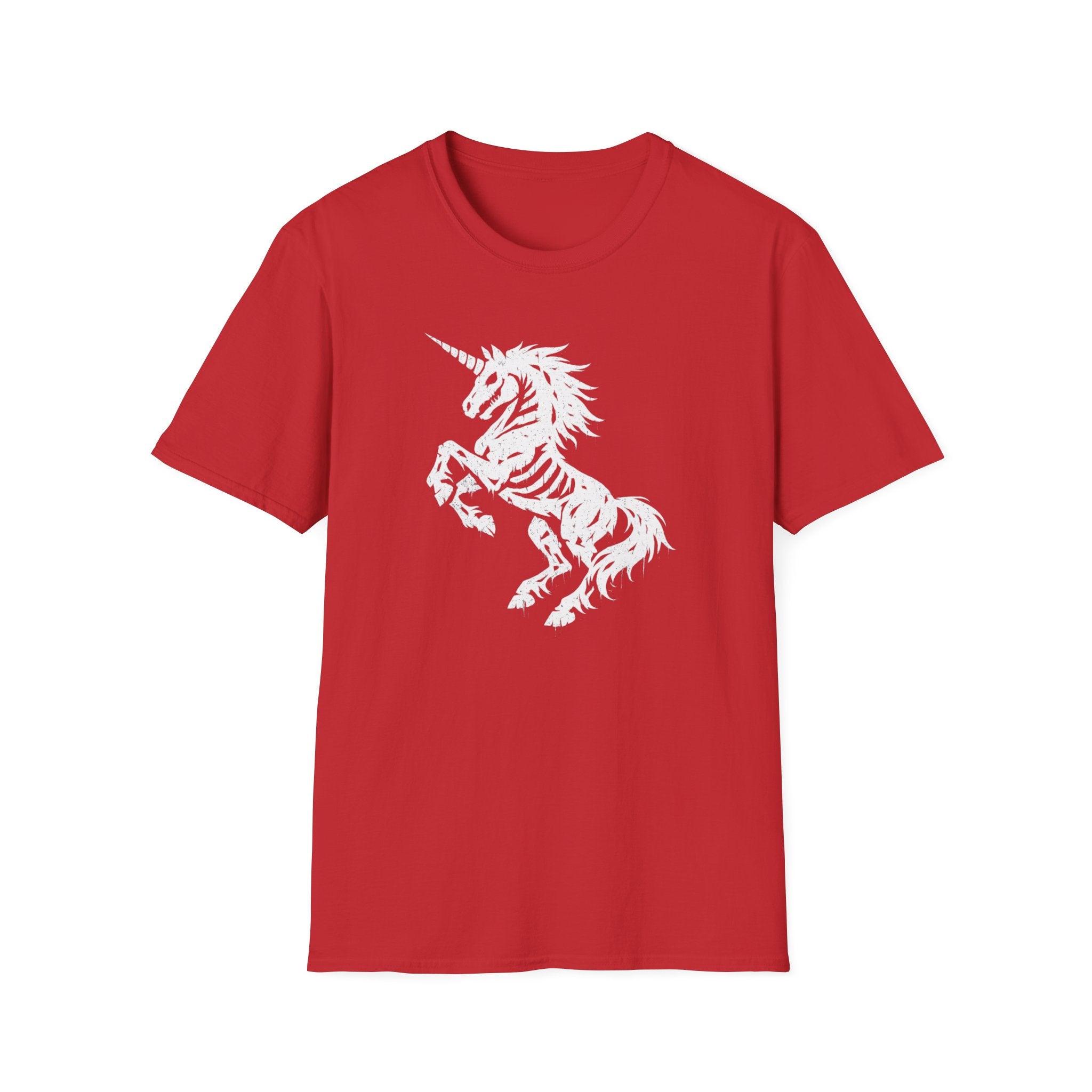 Unicorn Skeleton Graphic T-Shirt — Gothic Mythical Tee